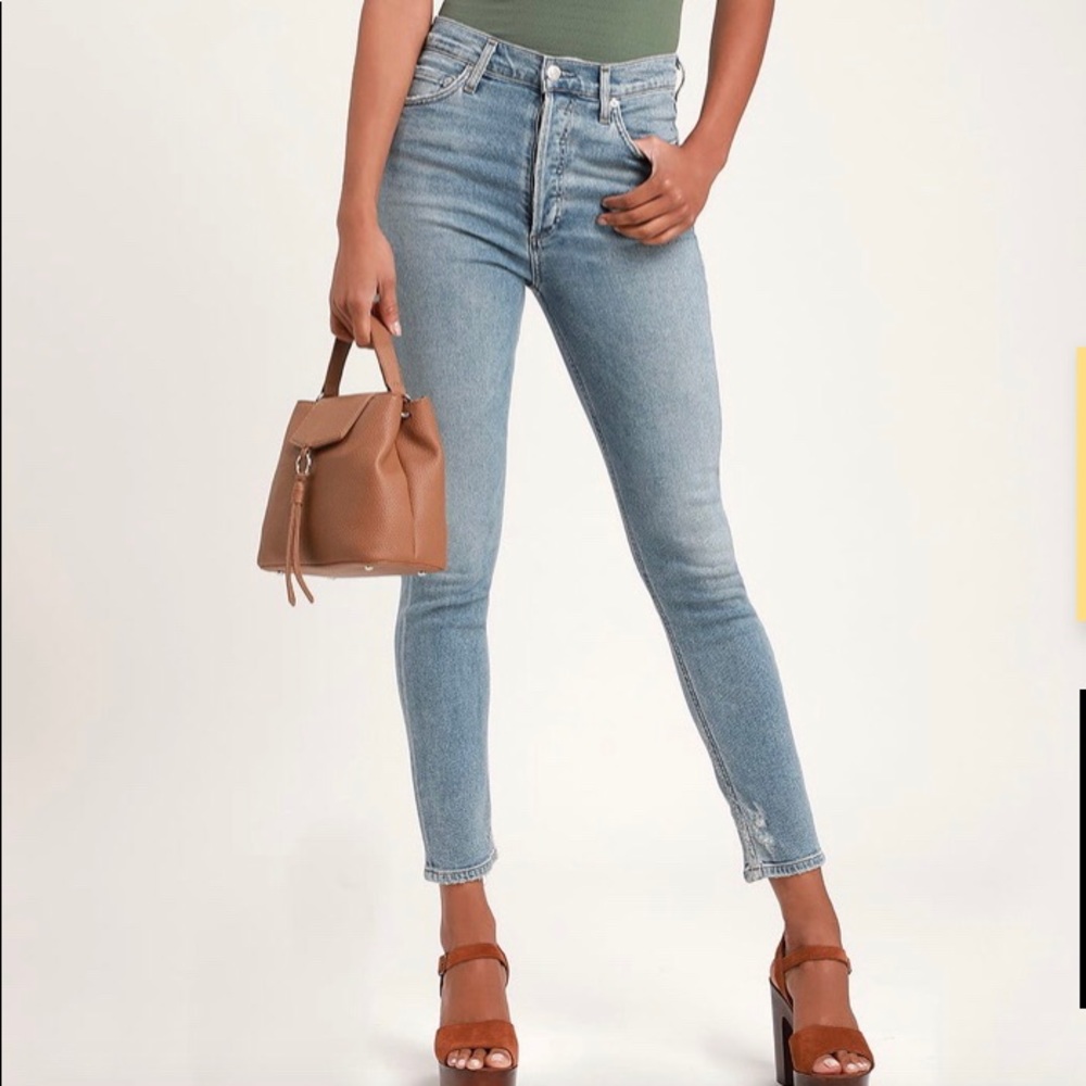 AGOLDE High Rise skinny jeans Size 24